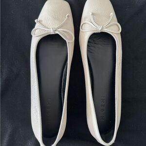 M Gemi Rosa Cream Patent Women's ballerinas 41